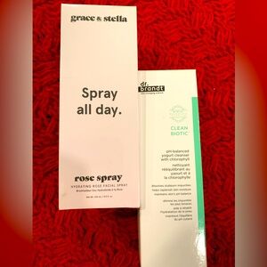 Rose spray and ph cleanser